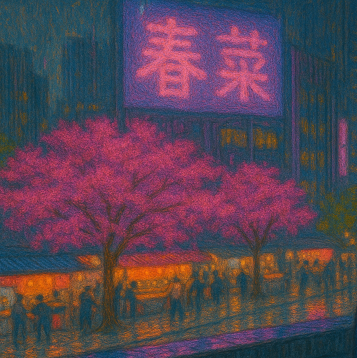 Rooftop Sakura Avenues