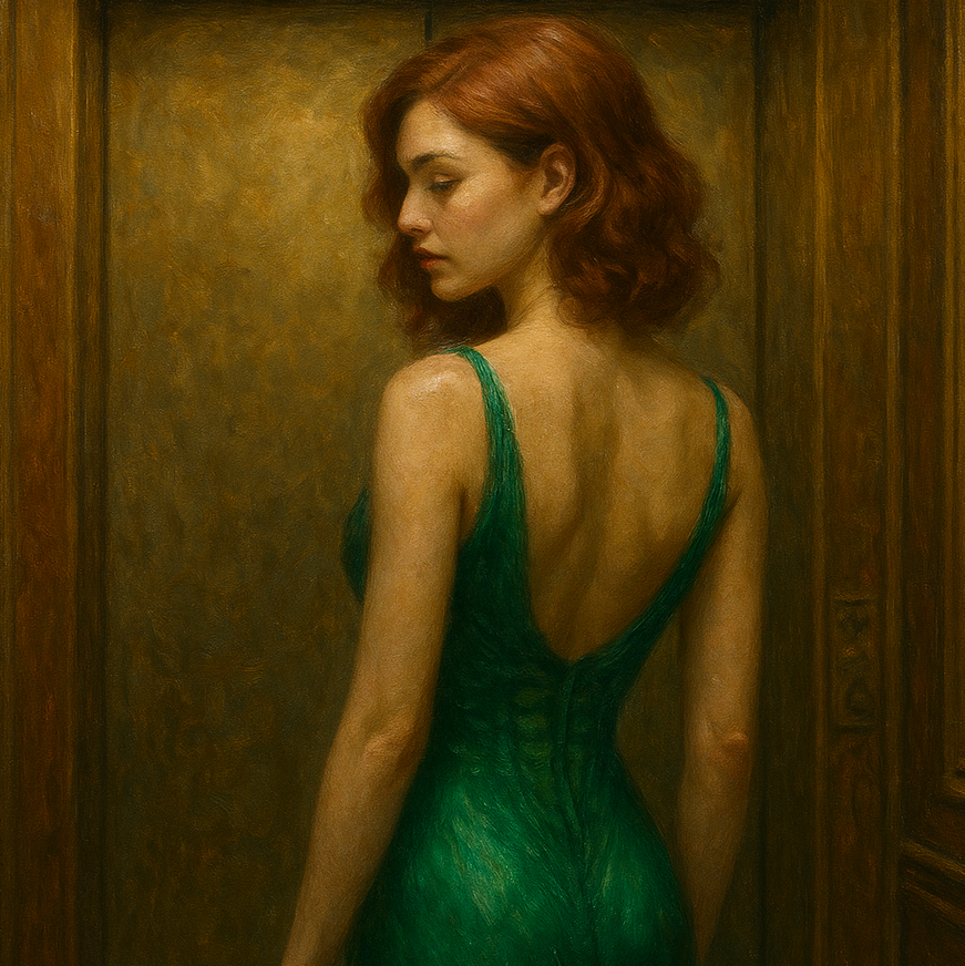 Rei green dress.
