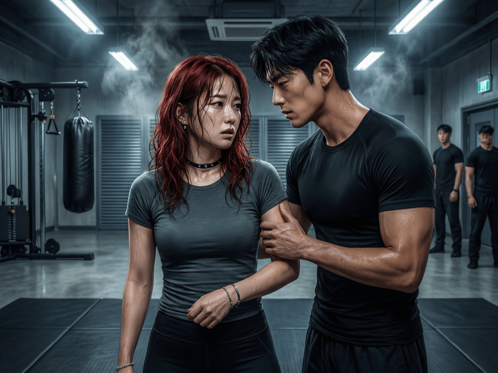 Rei and Shoma at the Kuroda Gym Dojo.